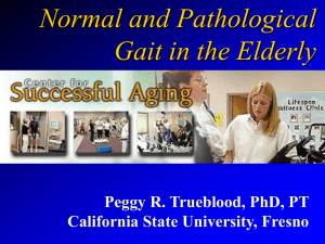 Pathological / Gait - California State University, Fullerton