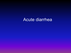 Acute diarrhea