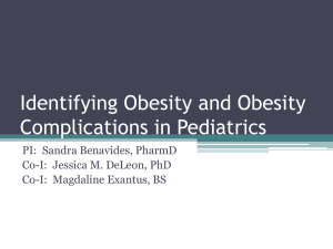 Identifying Obesity and Obesity Complications in