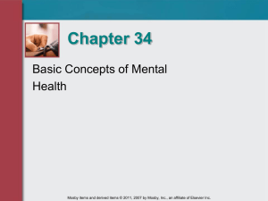 Basic Concepts Related to Mental Health