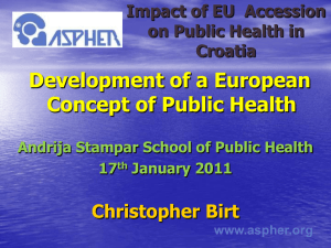 Présentation PowerPoint - European Public Health Alliance