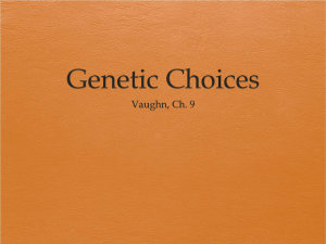 Genetic Choices