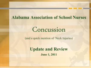 Concussion A review and Update