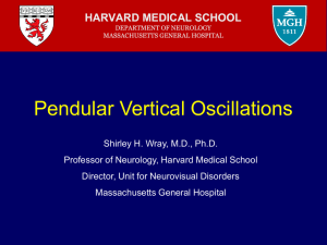 Pendular Vertical Oscillations