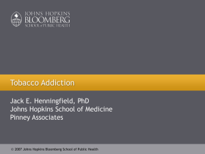 Addiction - Global Tobacco Control