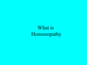 ADHD - Faculty of Homeopathy