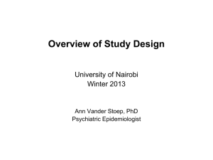 Study Design Overview 14.10.2014 with title