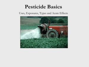 Types of Pesticides - Pesticide Health Effects Medical Education