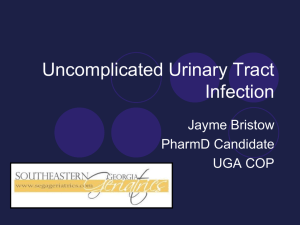 Uncomplicated Urinary Tract Infection