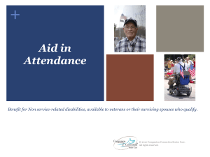 Aid in Attendence - Companion Connection Senior Care