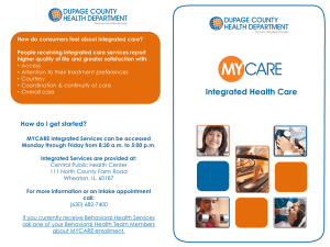 MYCare Integrated Health Care