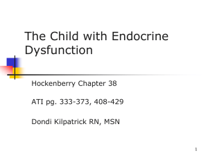 My Pediatric Endocrine Powerpoint
