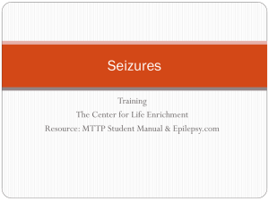 Seizures - The Center for Life Enrichment