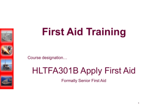 Senior First Aid Level 2 Course
