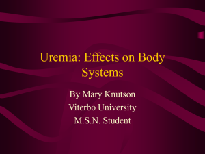 Uremia: Effects on Body Systems