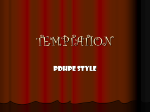 TEMPTATION - Epping Boys High School
