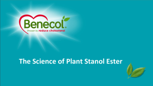Science of Plant Stanol Ester UPDATED