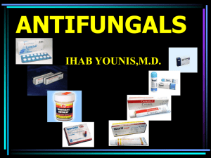 1- Systemic antifungals