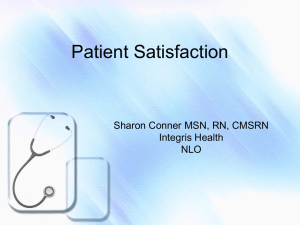 Patient Satisfaction Print 2nd