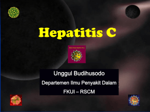 Hepatitis C - Nefrology Ners