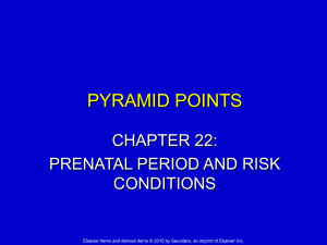 Prenatal Period and Risk Conditions