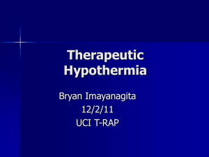 Therapeutic Hypothermia