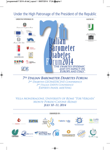 Italian Barometer Diabetes FO 2014