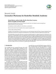 Research Article Greenselect Phytosome for