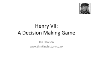 Henry VII Survival Game
