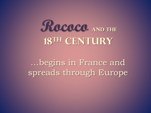 Rococo and the 18th Century