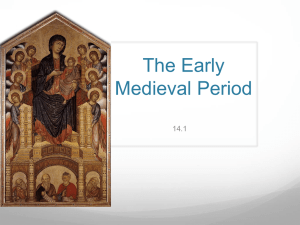14.1 The Early Medieval Period
