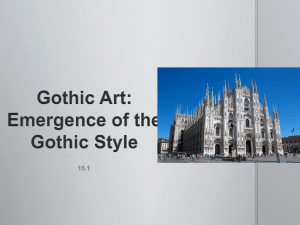 Gothic Art: Emergence of the Gothic Style