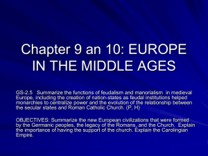 Chapter 9: Emerging Europe and The Byzantine Empire