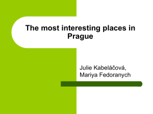 The most interesting places in Prague ()