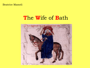 The Wife of Bath`s Tale