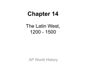 Chapter 14: The Latin West, 1200-1500
