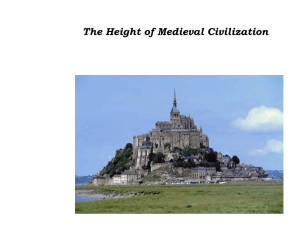 Height of Medieval Civilization