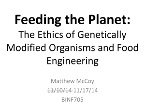 GMO and food engineering