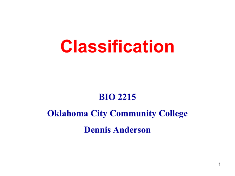 Classification Oklahoma City Community College Classification Oklahoma City Community College
