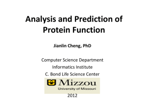 2012 Part 2 - protein function prediction