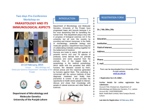 Two days Pre-Conference Workshop on PARASITOLOGY AND ITS