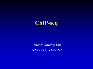 ChIP-seq - STAT 115