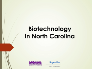 Biowork Unit 6 - North Carolina Association for Biomedical Research