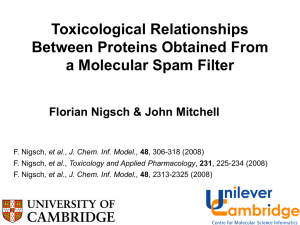 Toxicological Relationships Between Proteins Obtained From a
