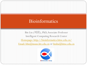 History of Bioinformatics