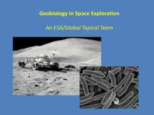 Geobiology in Space Exploration