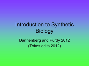 KTSynthetic Biology Introduction