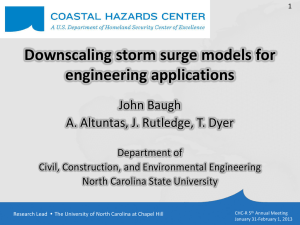 Downscaling Storm Surge Models for Engineering Applications