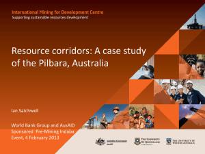 Resources Corridors – Presented to the Harnessing Africa`s Mineral