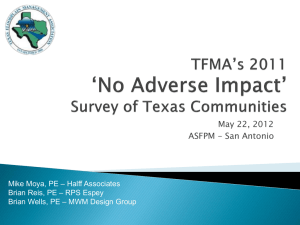 No Adverse Impact - The Association of State Floodplain Managers